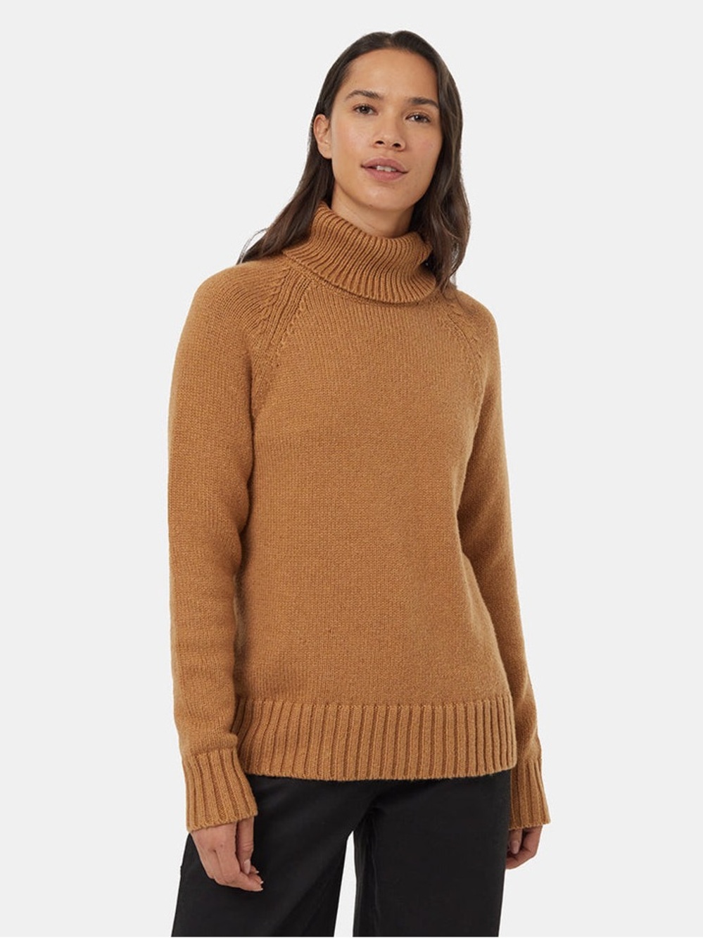 Highline Wool Turtleneck Sweater Women's Ribbed Wool Turtleneck M Outdoor
